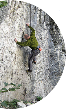 Armando che arrampica