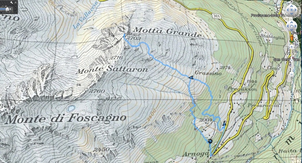 Mottagrandetraccia