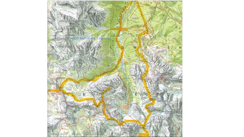Traccione Dolomiti Sesto